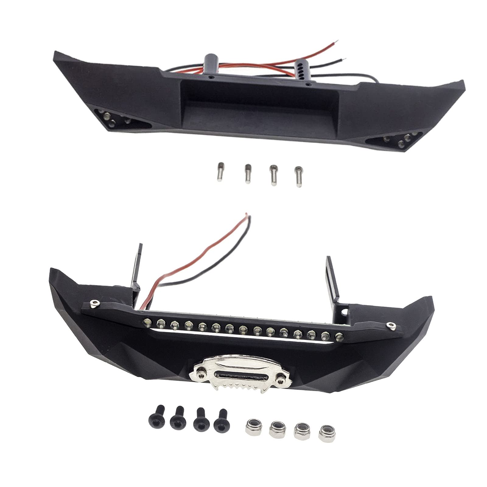 Części RC- 1/10 części zamiennych do zderzaka samochodowego RC Akcesoria zamienne do bagażnika samochodowego SCX10 90046 RC - zderzak przedni