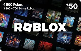 Free 500 Robux Code Carte-cadeau numérique Roblox - 4 500 Robux [Comprend un item virtuel ...