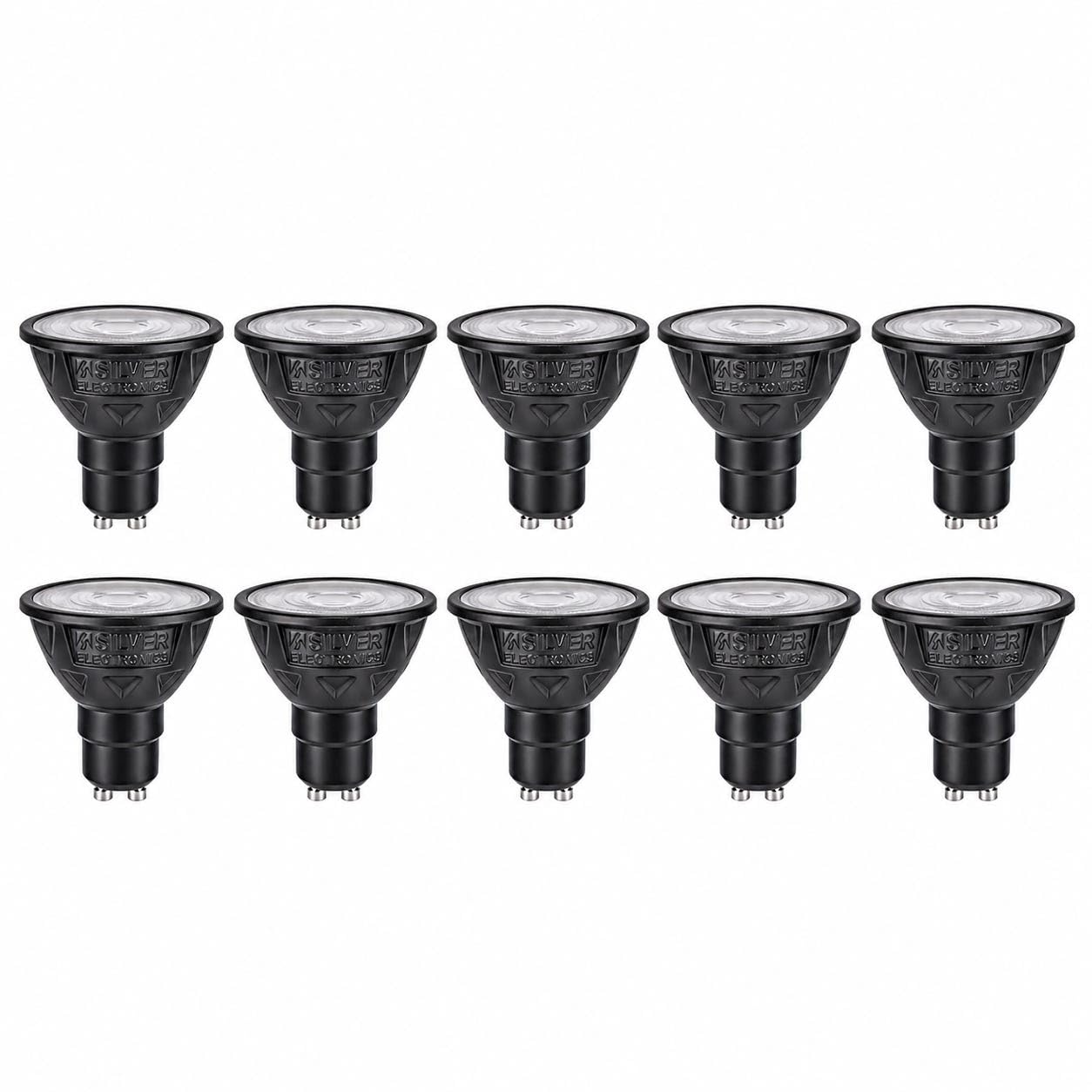 Pack x10 Bombilla LED Dicroica GU10 Luz Neutra 4000K 6.5W CRi97 900lm