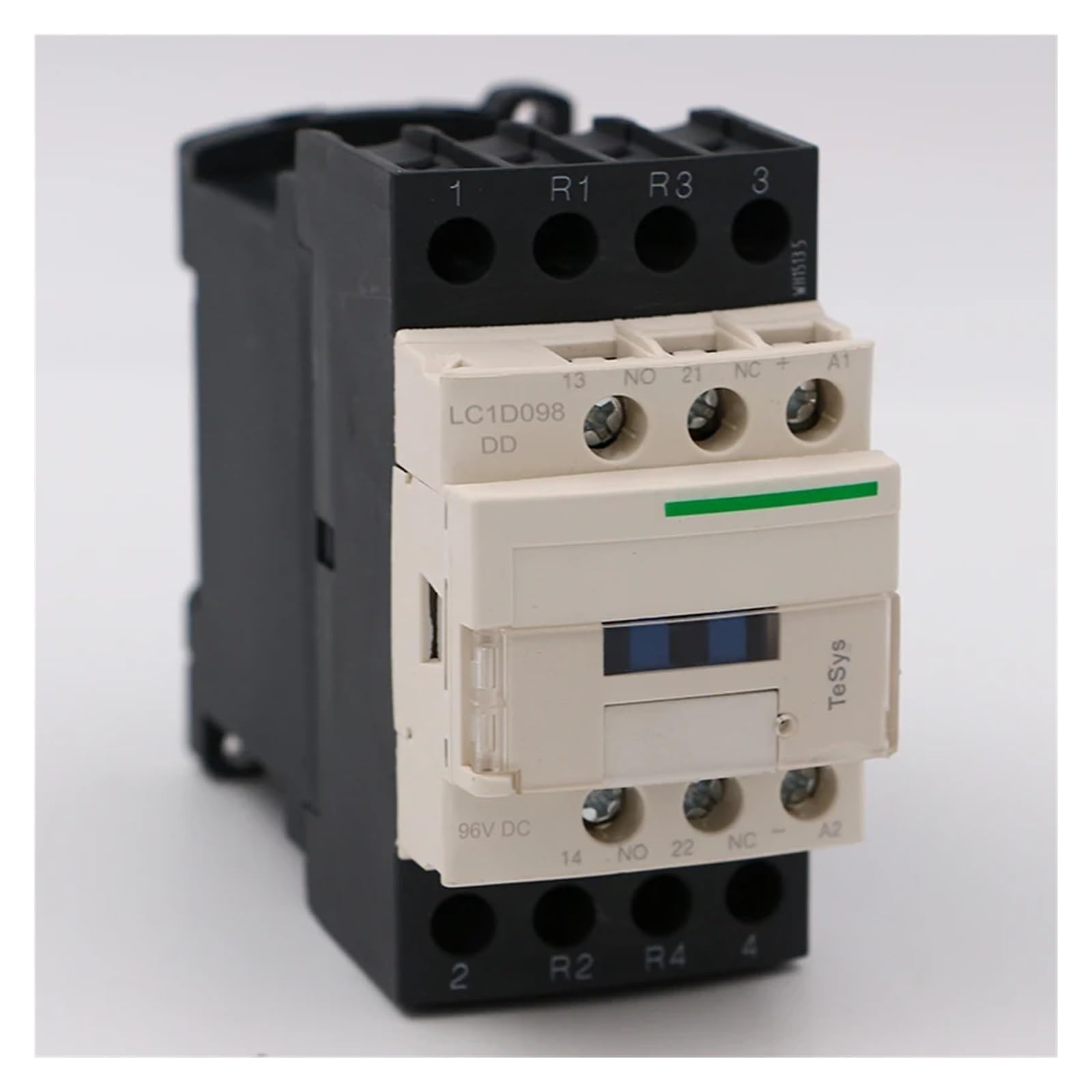 QRUYHBAJU LC1D098DD DC electromagnetic contactor 4P 2NO+2NC LC1-D098DD 20A 96V DC Coil