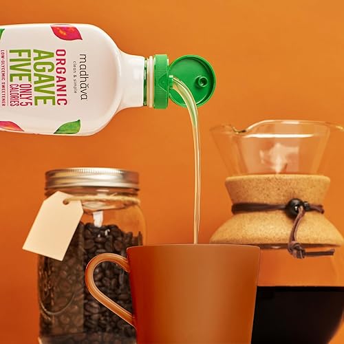 Miniatura 4 de MADHAVA Organic AgaveFIVE, botella de 16 onzas (paquete de 1)