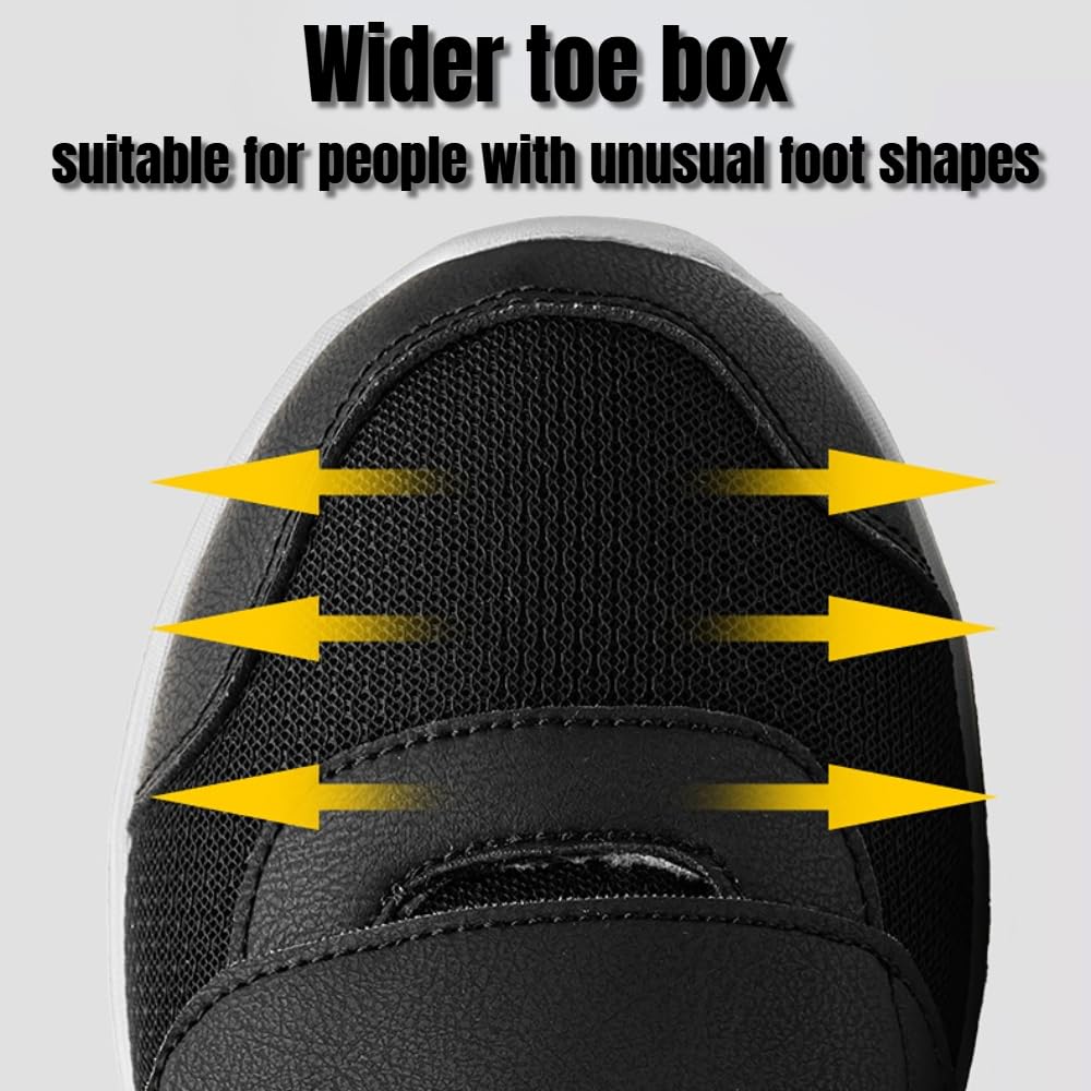 Zapatos Extra Ancho Mujer Hombre Invierno Cálidas | Botas de nieve para invierno con botines cálidos con forro de piel Zapatos Especiales para Juanetes