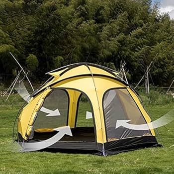 Amazon.co.jp: キャンプ用テント 4-6人用テント アウトドア