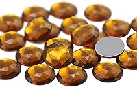 Vista 12 de Joyas de diamantes de imitación acrílicos redondos con parte trasera plana de 0.709 in, adornos de gemas de plástico para cosplay, disfraces