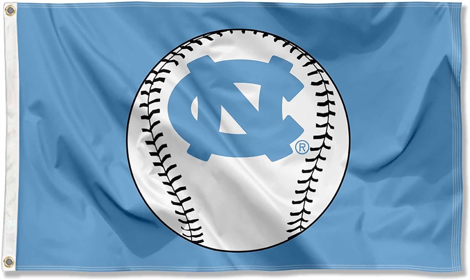 UNC Tar Heels Baseball Large Grommet Banner Flag