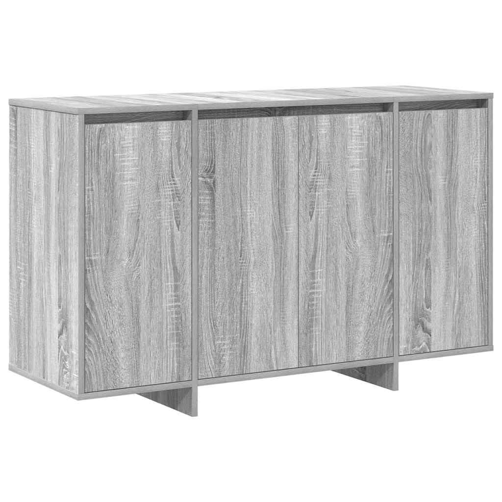 Credenza Grigio Sonoma 120x41x75 cm in Legno Multistrato