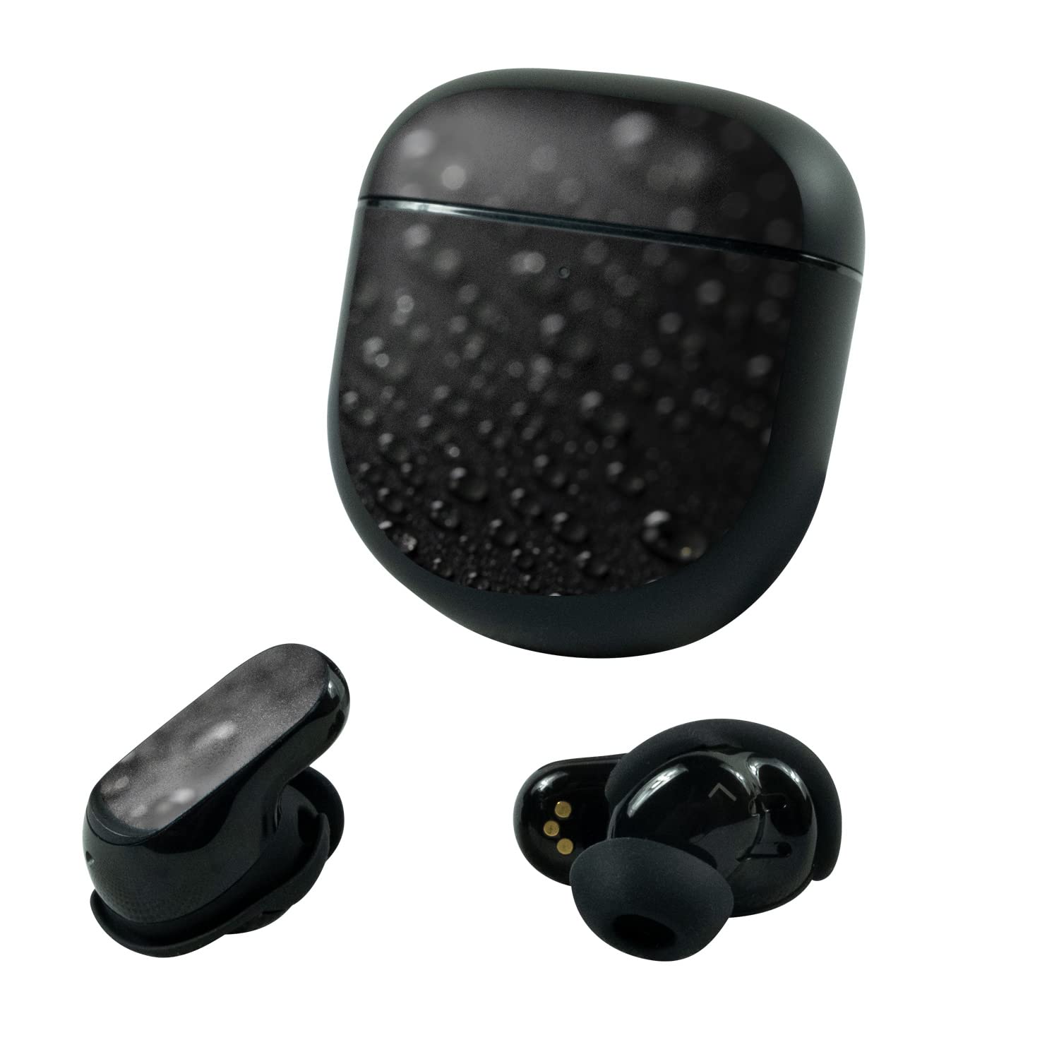 MightySkins Skin Compatible with Bose QuietComfort Earbuds II (2022) - Dewdrop | Protective, Durable, and Unique Vinyl Decal wrap Cover | Easy to Apply, Remove, and Change Styles | Made in The USA