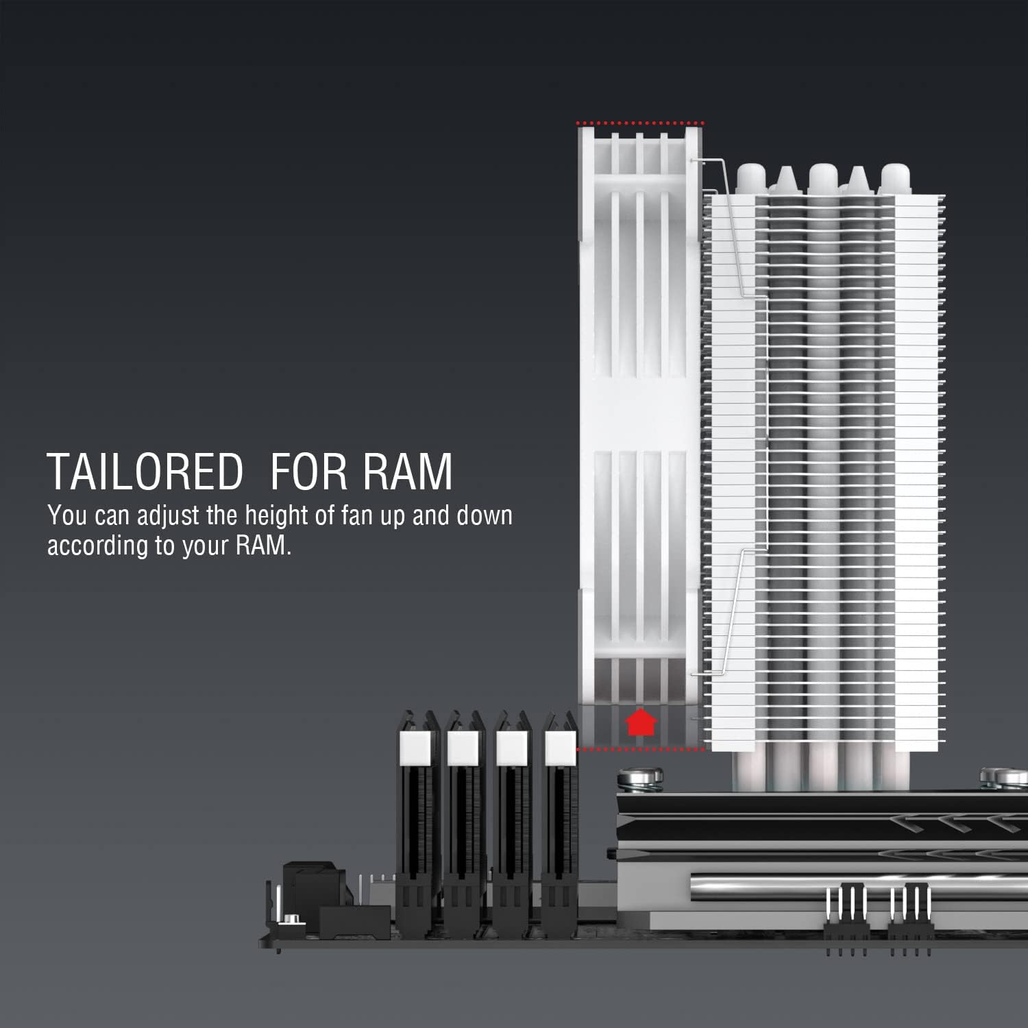 Flаѕh Sаlе Buу 1 gеt 1 Vetroo V5 White CPU Air Cooler w/ 5 Heat Pipes 120mm PWM Processor 150W TDP Cooler for Intel LGA 1200/115X AMD Ryzen AM4 w/Addressable RGB Lighting Sync