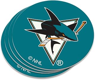 NHL San Jose Sharks Logo Novelty Coaster Set