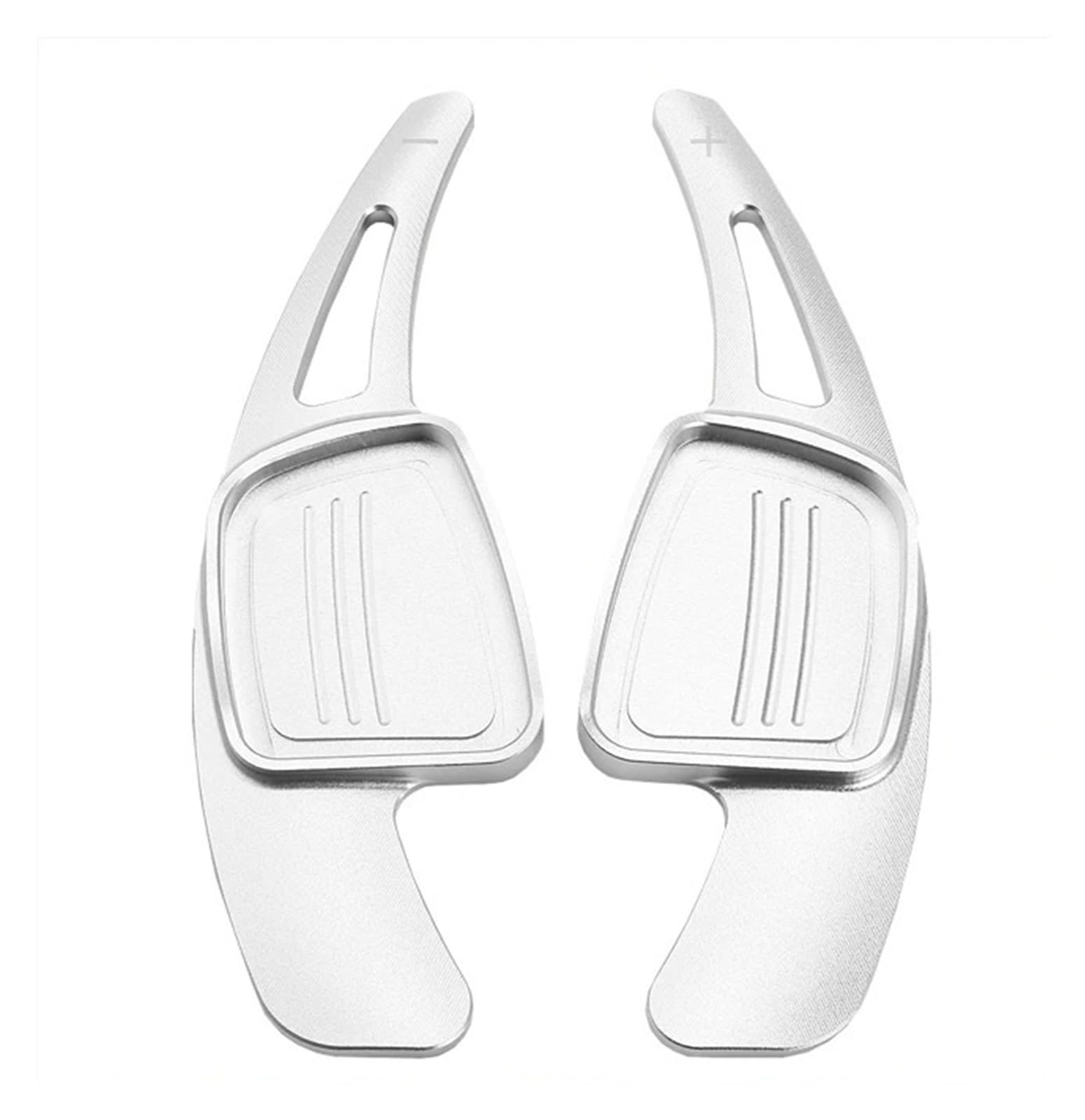 Xxiucj For Type C Silver Car Paddle Shifter Extensions For S3 For S5 For Sq2 For Sq5 For Tt For A3 For 8V For A4 For A5 For Q2 For Q3 For Q5 For Q7 Steering Wheel Paddle Shift(For Type C Silver)