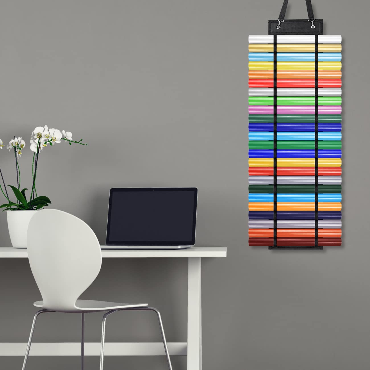 Papierrolhouder Trio 3x15.5 53x15.5x7.5 60 cm mes voet Krabbendam Kadoverpakking
