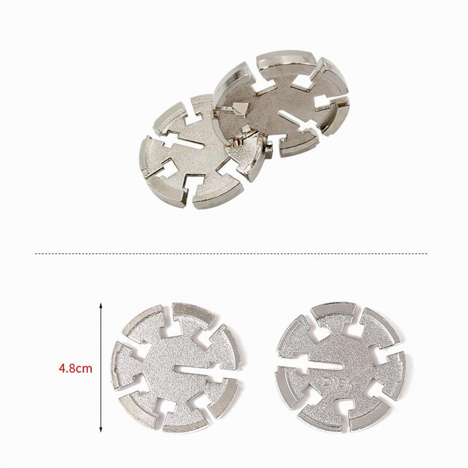 RoseFlower 3D-Knobelspiele, 15-teiliges IQ-Spiele-Puzzle-Set, Brainteaser-Puzzle aus Metall, Metall-Draht-Geduldsspiel für Erwachsene, Studenten und Kinder (Type B)