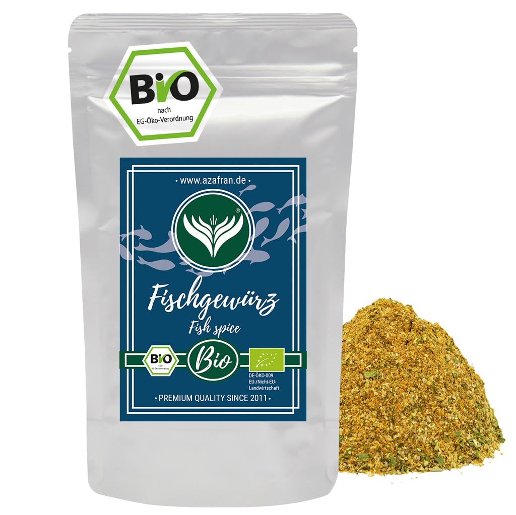 Azafran BIO Fischgewürz - Fisch und Scampi Gewürz/Gewürzzubereitung 250g