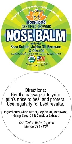 Miniatura 6 de Bálsamo nasal orgánico certificado por USDA para perros y gatos, calmante y curativo natural para agrietar en seco la piel de las mascotas rugosas