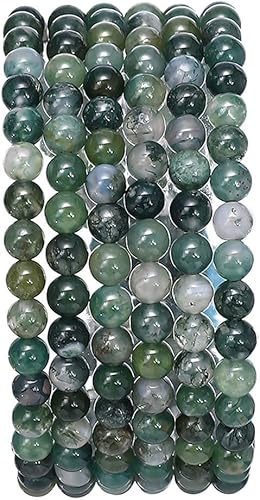 Miniatura 12 de Cuentas de ónix negro natural redondas de piedra semipreciosa suelta para hacer joyas 8MM 44PCS