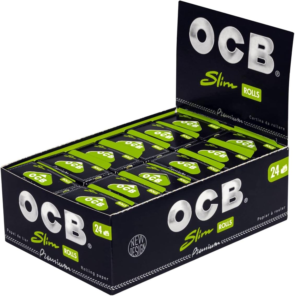 OCB Premium Slim ROLLS x 24 Rolling papers
