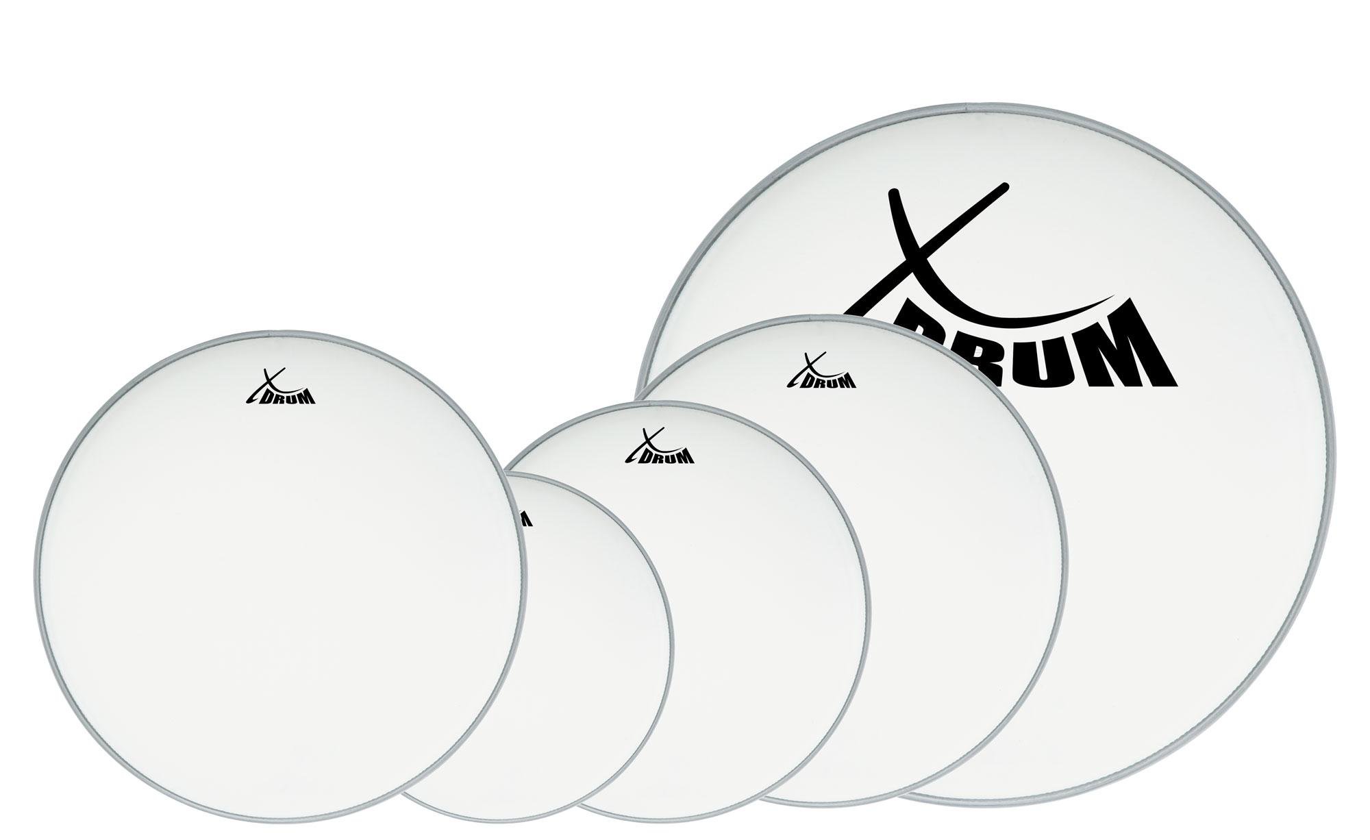 Set Pelli XDrum Coated 10" 12" 14" 20" + 14"