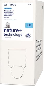 Liquid Fabric Softener Refill, Plant-Based & Vegan, HE Compatible, Naturally Derived, Wildflowers Scent, 80 Loads, 67.6 Fl Oz