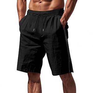 NATHGAM Mens Athletic Basketball Shorts Side Zipper Breathable Elastic Waist Knee Length Summer Casual Workout Bermuda Shorts