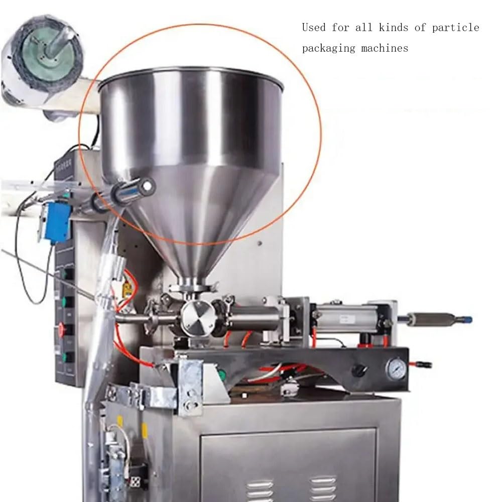 Imbuto, 1 Pezzo in Acciaio Inox 304 addensante for Cereali Alimentari macchinari industriali for la raffinazione Imbuto Diametro 30 cm capacità 10 Litri Argento(C)