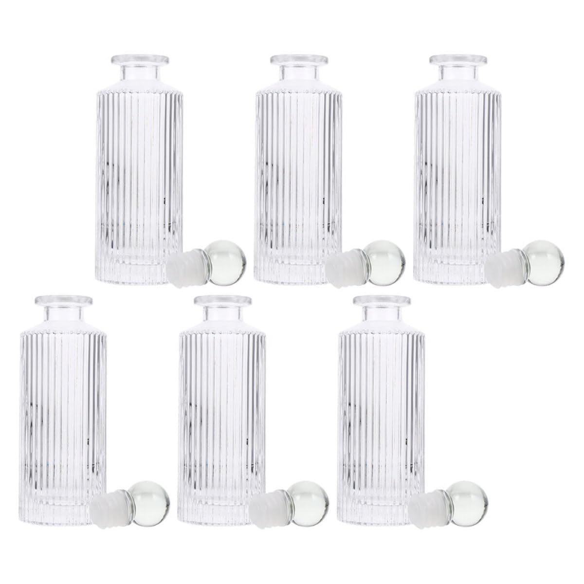 CLISPEED Flacon Diffuseur en Verre 150ml, Lot de 12 Set de Set, Décoratif