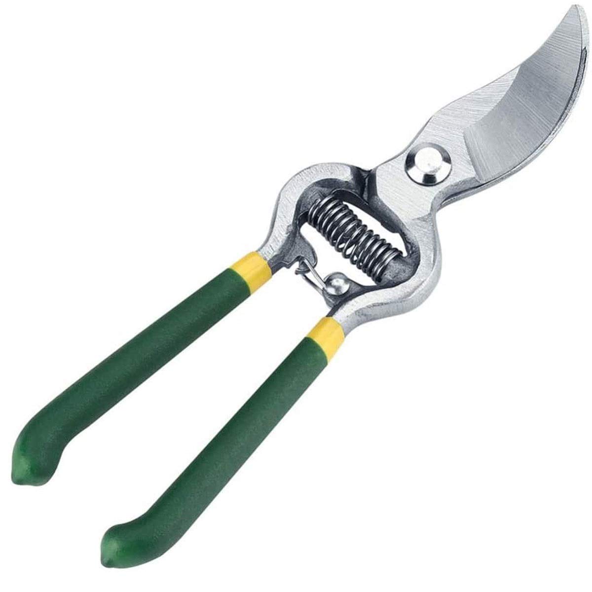 Gartenschere für die Gartenarbeit, Gartenschere, Stahlklinge, Baumschere, ergonomischer Komfort, Gartenschere, Bypass-Gartenschere, Trimm-Grünschere, Werkzeug mit Verriegelung für