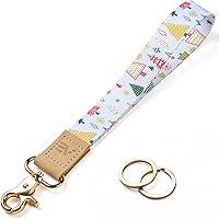 Vista 190 de Ecovision - Llavero con correa para llaves, llaveros de pulsera con 2 argollas para llaves para mujer