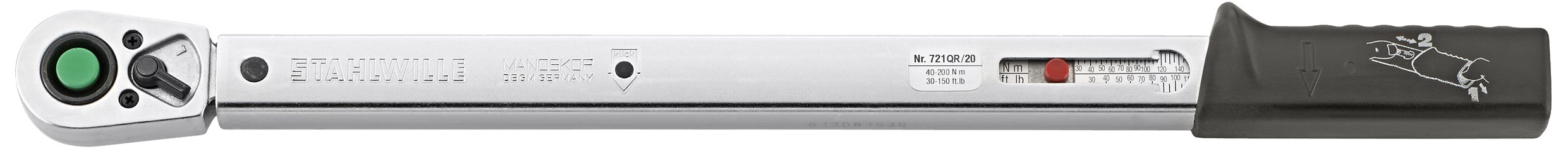 Stahlwille 721QR Quick Standard MANOSKOP 1/2