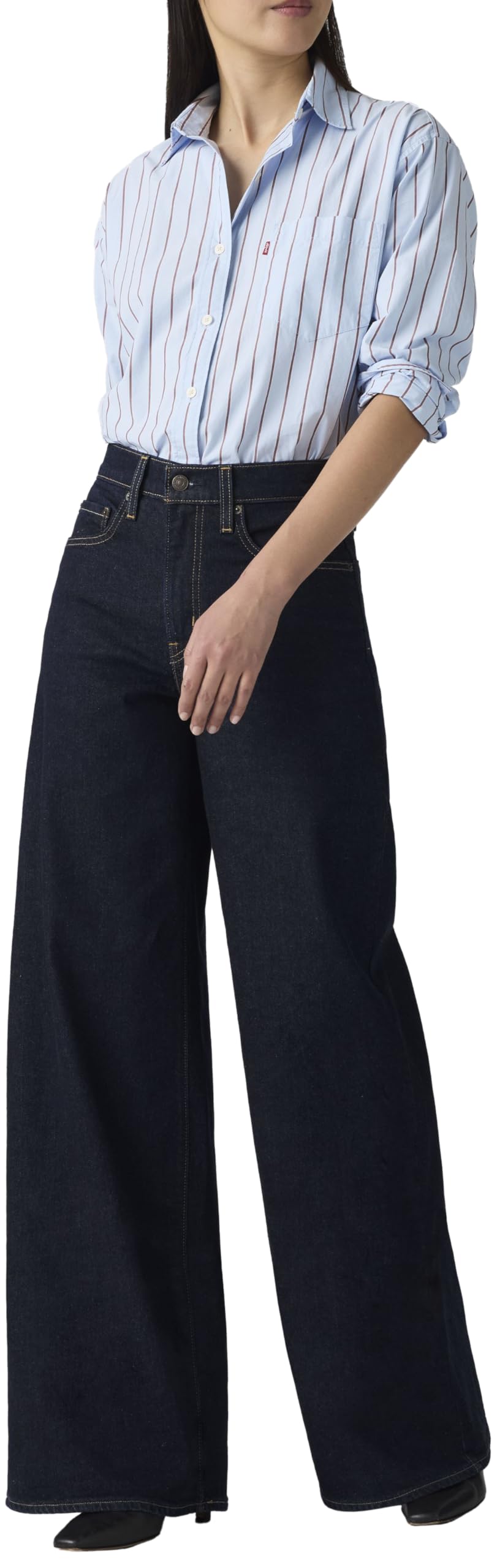 Levi's 728 HR Wide Leg Retro Rinse LB, Retro Rinse LB, 29W / 30L
