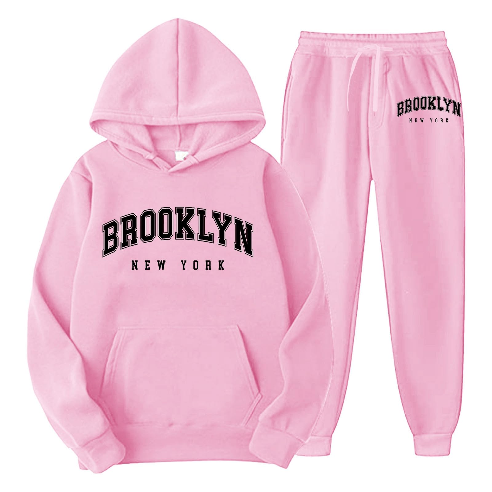 Survêtement coton ensemble homme 2 pièces jogging uni décontracté