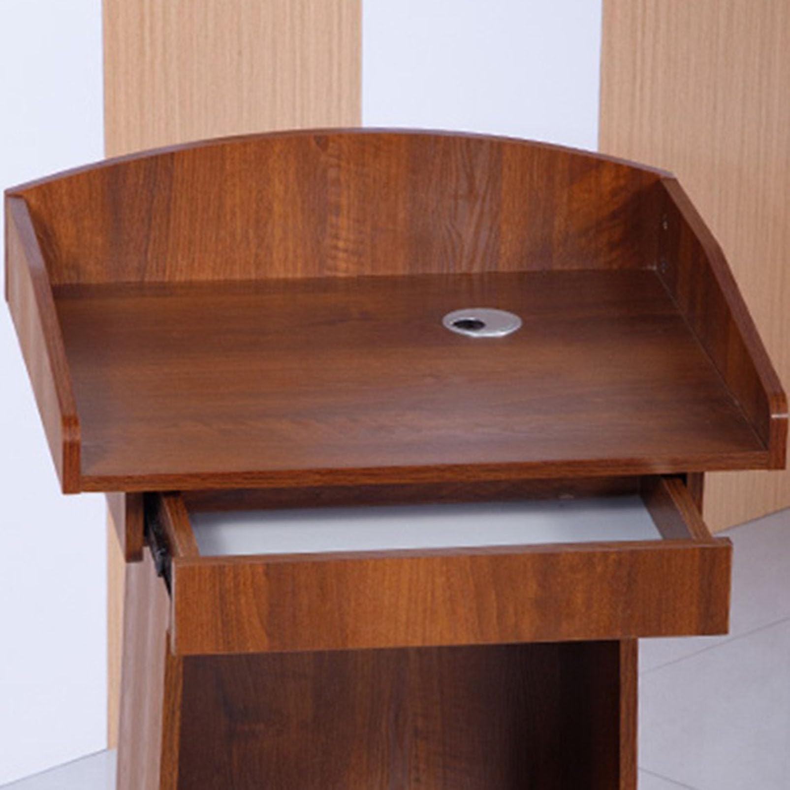 Podium portable en bois pour enseignants et églises, pupitre de conférence, table multima Sp pour hôtels, restaurants, de & s