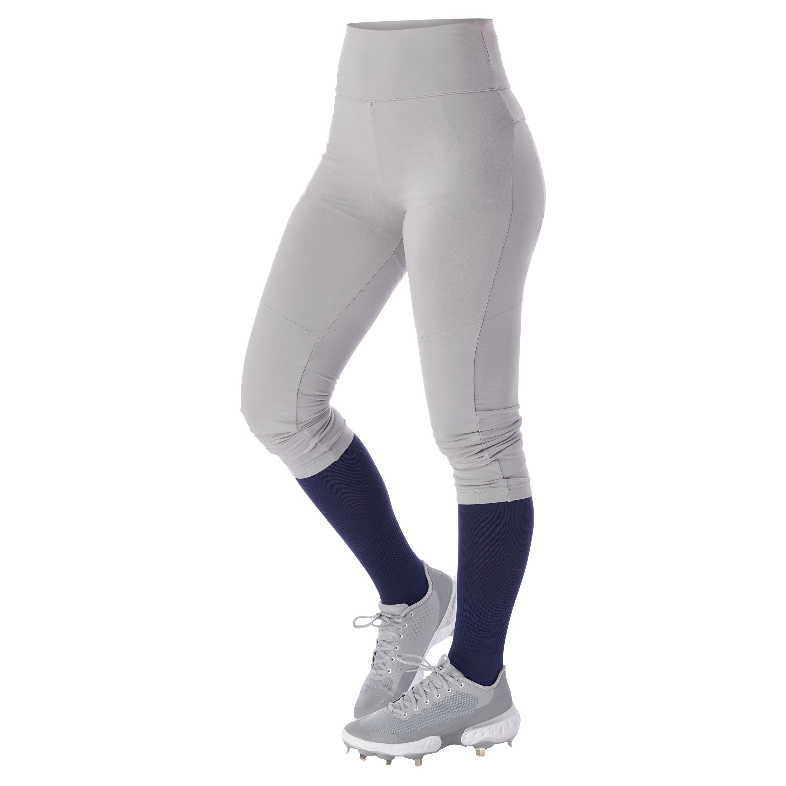 Champro Women's Standard Yoga-Pant, Grey, Medium