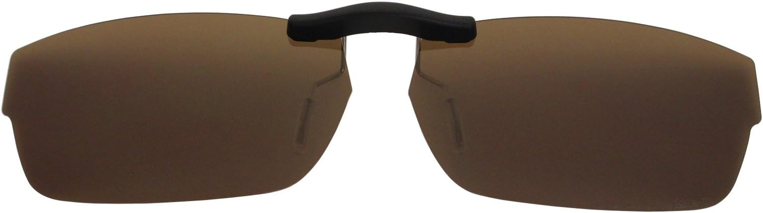 Custom Fit Polarized CLIP-ON Sunglasses For Ray-Ban RB5169 54X16 Brown
