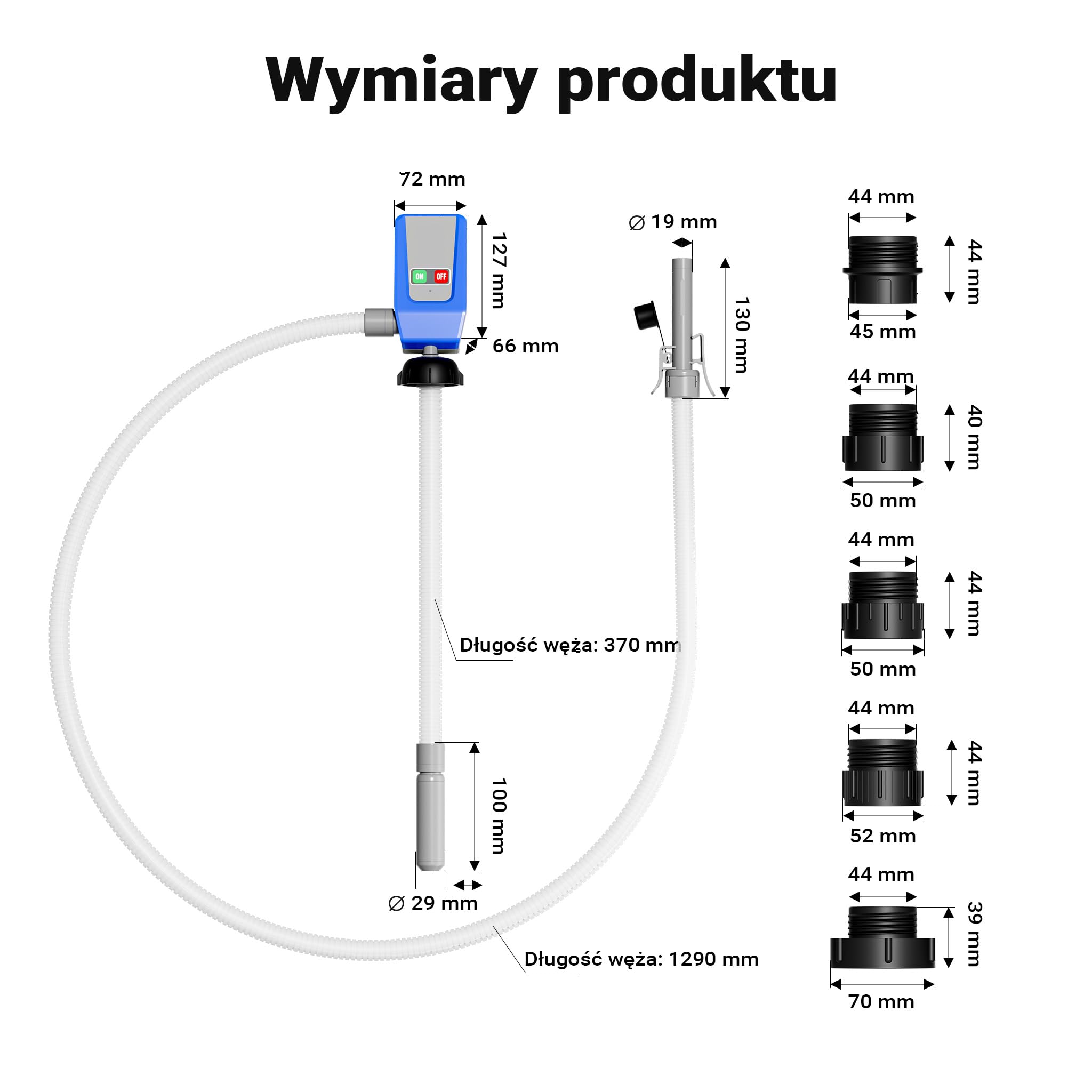 Wiltec Pompa transferowa zasilana akumulatorem, samozazysająca pompa do paliwa benzyny i oleju o mocy 12 V, z wyświetlaczem LED