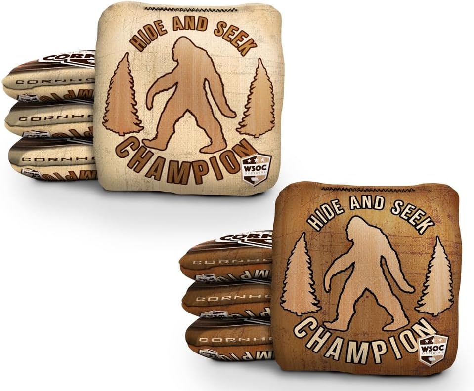 Official Cornhole Bags Set of 8– Regulation Size & Weight Professional Corn Hole Bean Bags– Tournament Grade Dual-Sided Fabric– All-Weather Resin Fill– Pro Bags