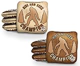 World Series of Cornhole Official Cornhole Bags Set of 8– Regulation Size & Weight Professional Corn Hole Bean Bags– Tournament Grade Dual-Sided Fabric– All-Weather Resin Fill– Pro Bags