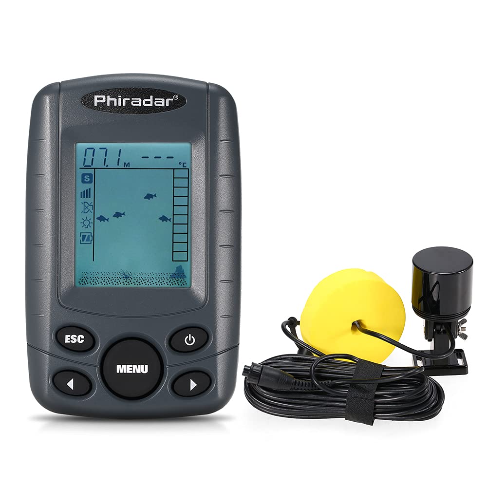 Portable 2.4 Inch LCD Fish Finder 240FT Depth Range Fishing Finder with Wired Sonar Sensor Transducer_-image-48