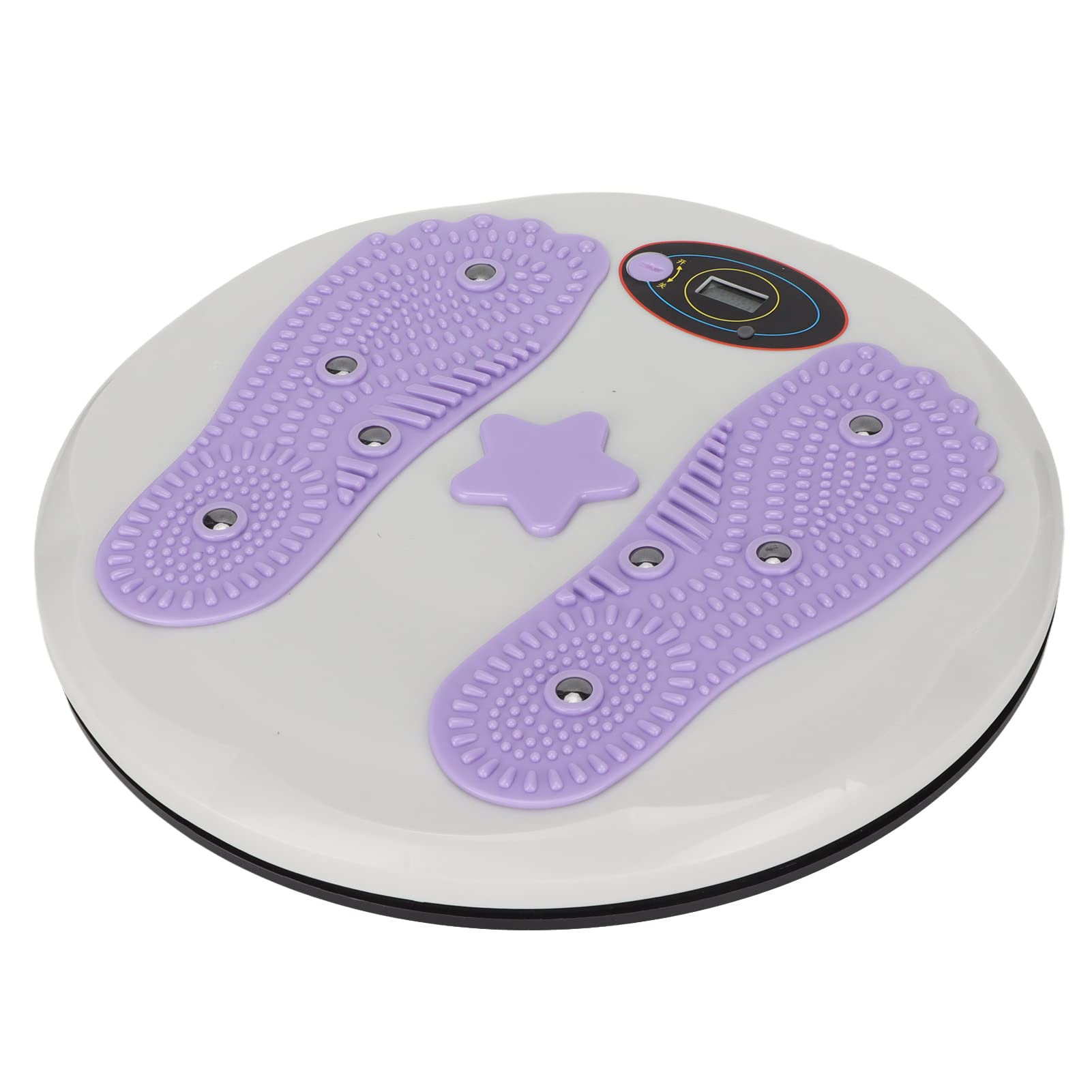 Figure Trimmer Core Ab Twister Board para Ejercicio, Disco de Torsión de Cintura Electrónico Portátil, Masaje de Pies Contando Ab Tabla de Ejercicios para Fitness, Pérdida de Peso, Culturismo
