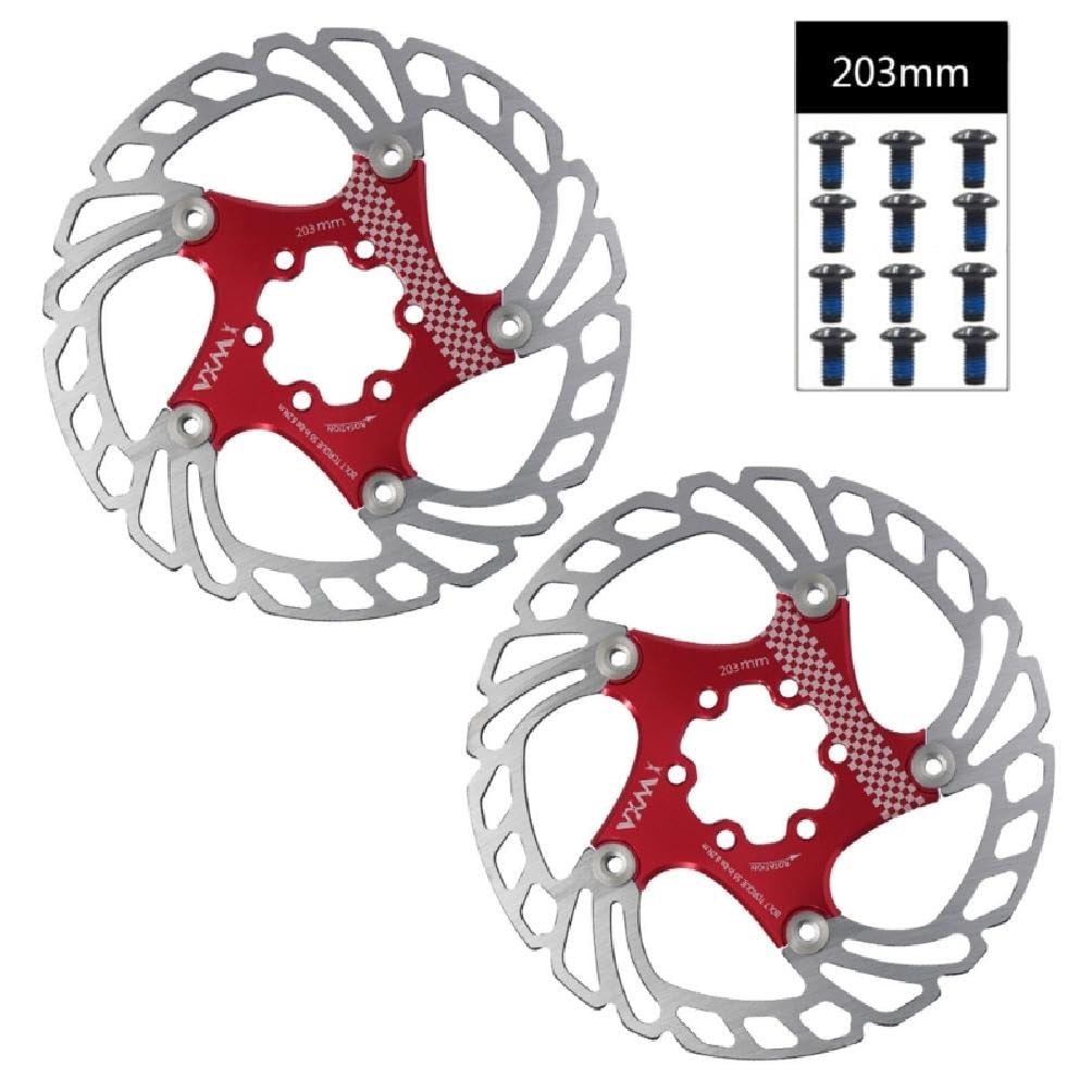 Rotor frein à disque vélo route vtt 140mm 160mm 180mm 203mm 12 boulons