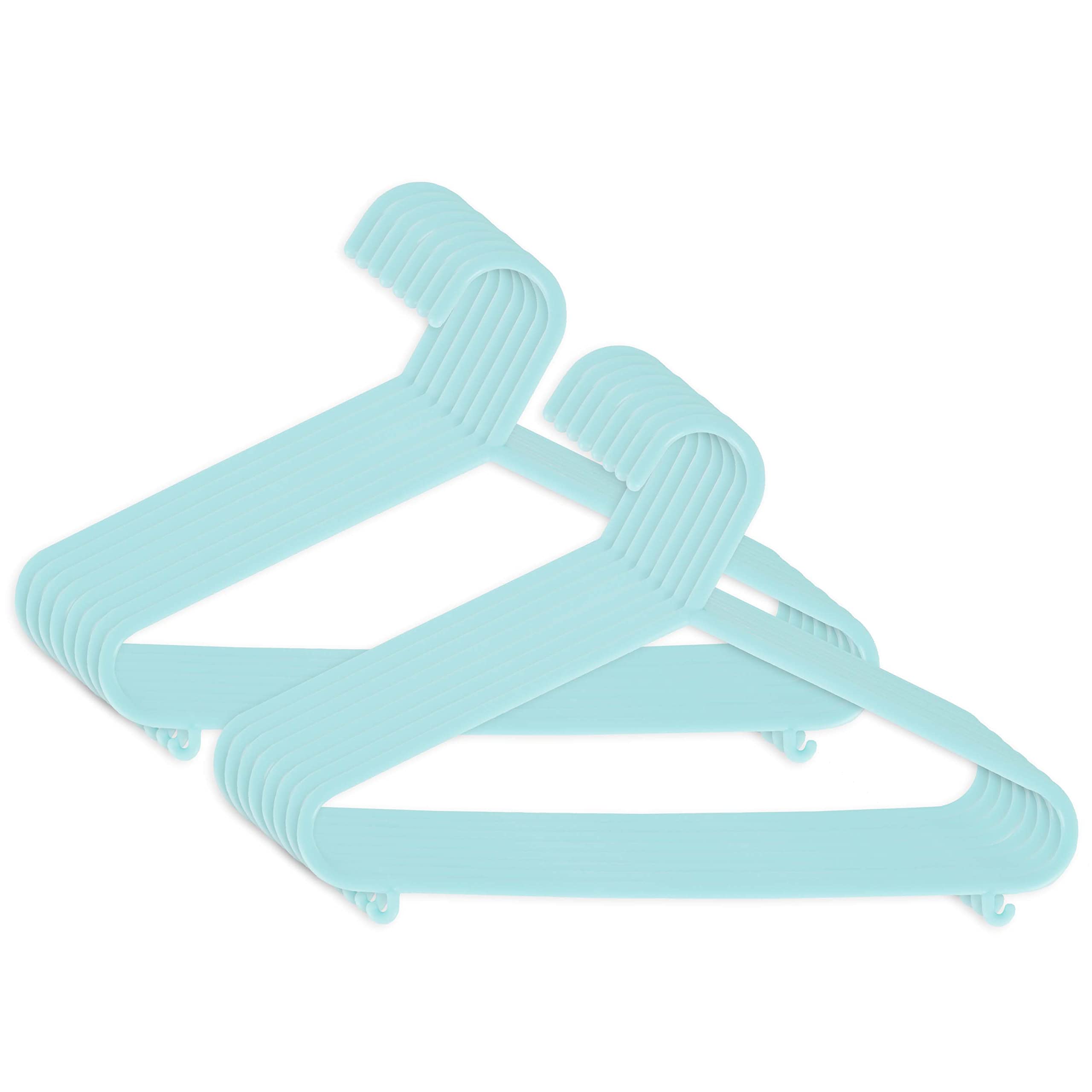 Bebé Bambino Hanger appendiabiti grucce di plastica per bambini 29,5 cm 16 pezzi turchese