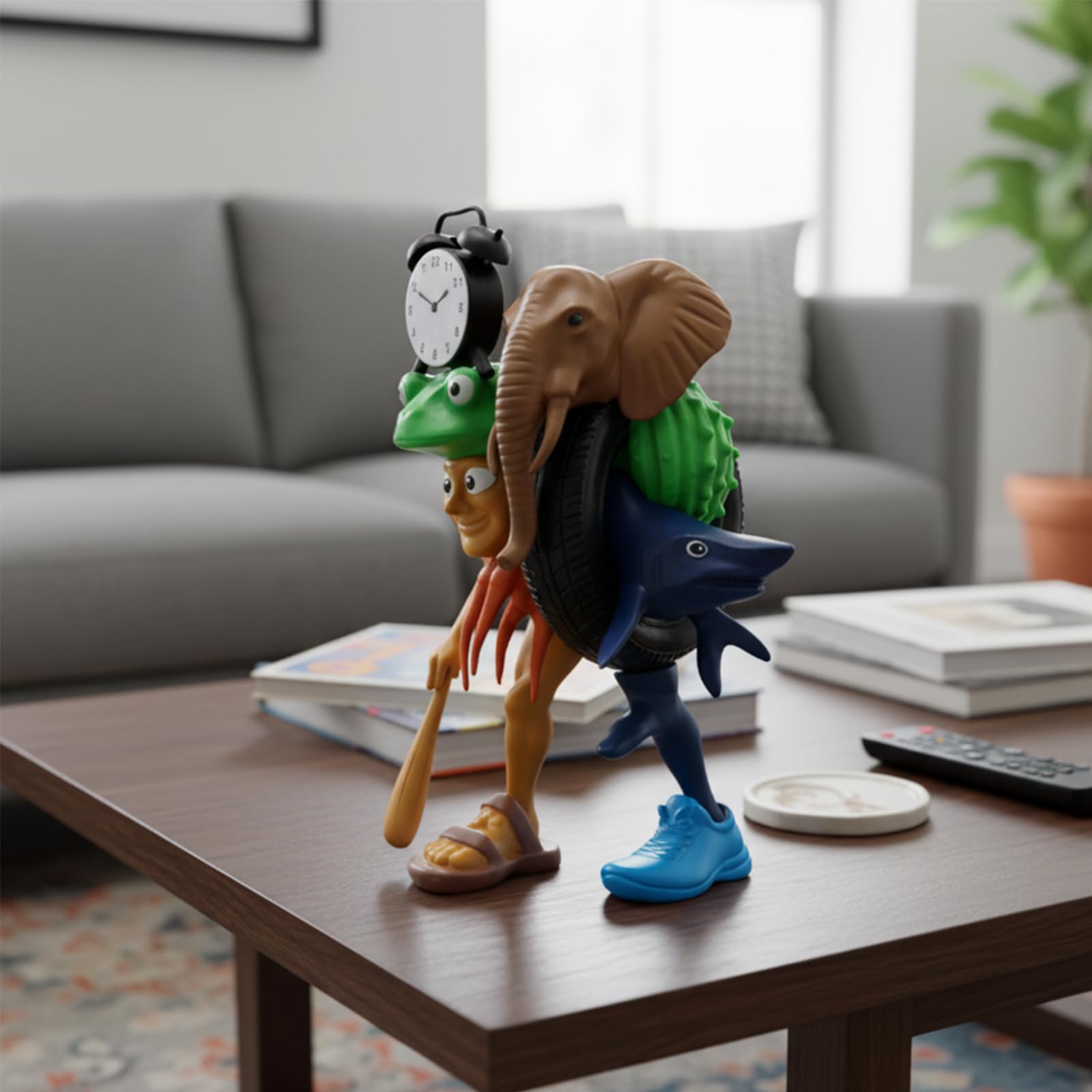 PXDUCN Brainrot Toys, Italian Brainrot, for Desktop Decoration Creative Assembly Play and Themed Gift Giving - Image 4