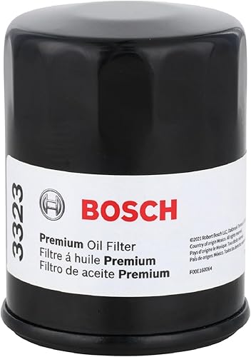 BOSCH 3323 Filtro de aceite prémium con tecnología de filtración FILTECH - Compatible con Select Acura MDX, RDX, RSX, TL; Chrysler; Dodge; Ford;