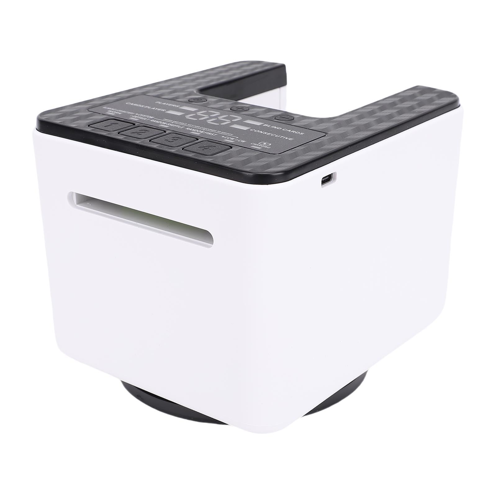 Luocute El Barajador y El Distribuidor Autorizado Automáticos 2 de la Tarjeta en 1 360 Grados Que Giran la Máquina de Tratamiento del Naipe Apoya a 4 Jugadores para El Club del Partido