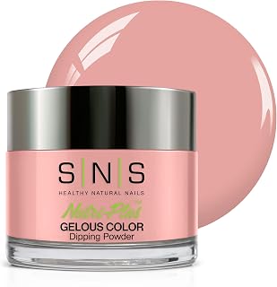 SNS Nail Dip Powder Gelous Color Dipping Powder - Buttercup Baby (Natural/Nudes, Pale Beige), SL06 - Long-Lasting Acrylic Nail Color & Polish Lasts 14 Days - Low-Odor, No UV Lamp Required, 1.5 Oz