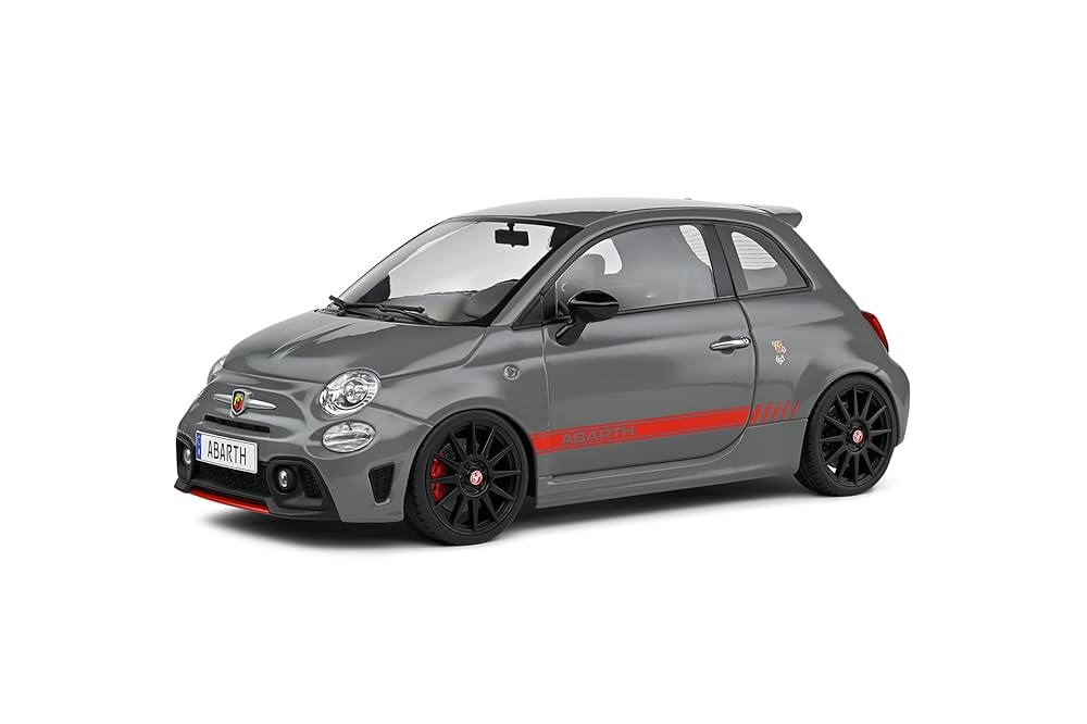 FIAT ABARTH 695 　完成品送料無料 Solido 1:18 Fiat 695 Abarth XSR Edition Yamaha Record Grey
