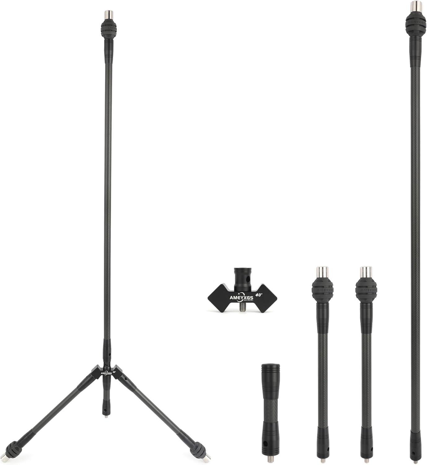 Archery Recurve Bow Stabilizer Set Carbon Fiber Bow