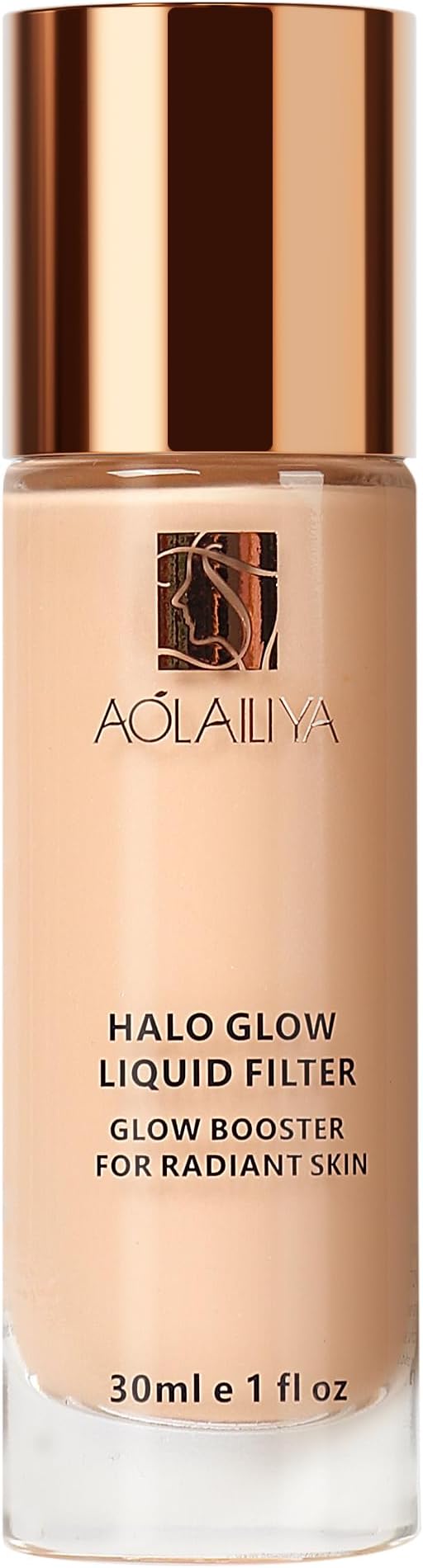Natural Glow Liquid Filter, Face Complexion Booster For an All Day Radiant Glow Soft-Focus Look, Liquid Highlighter Primer, Glow Lotion, Vegan & Cruelty-Free (Fair)