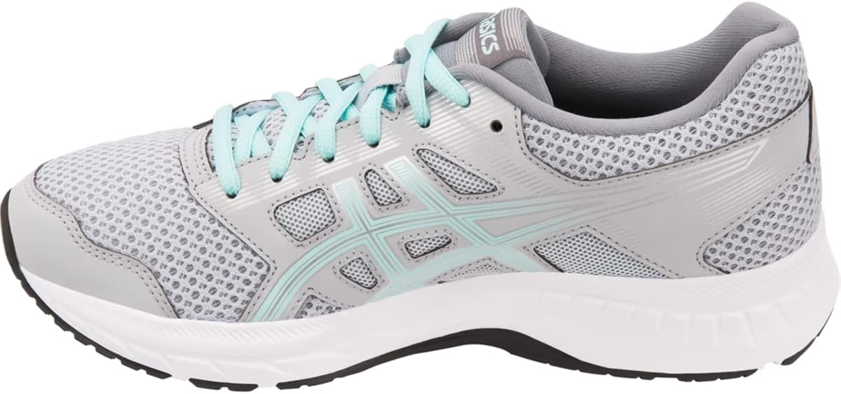 ASICS Women's Gel-Contend 5 Running Shoes 6 Wide Mid Grey/Icy Morning