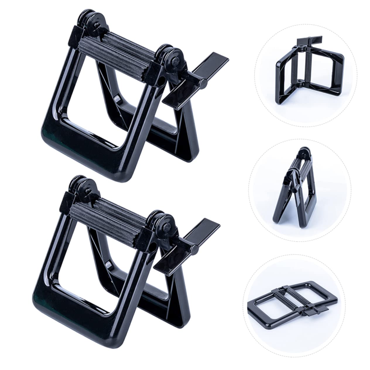 TOVINANNA 2pcs Hair Salon Extruder Hand Cream Squeezer Tooth Paste Pigment Tube Squeezer Make up Holder Salon Squeezer Toothpaste Oil Paint Squeezer Paint Rollers Plastic Black