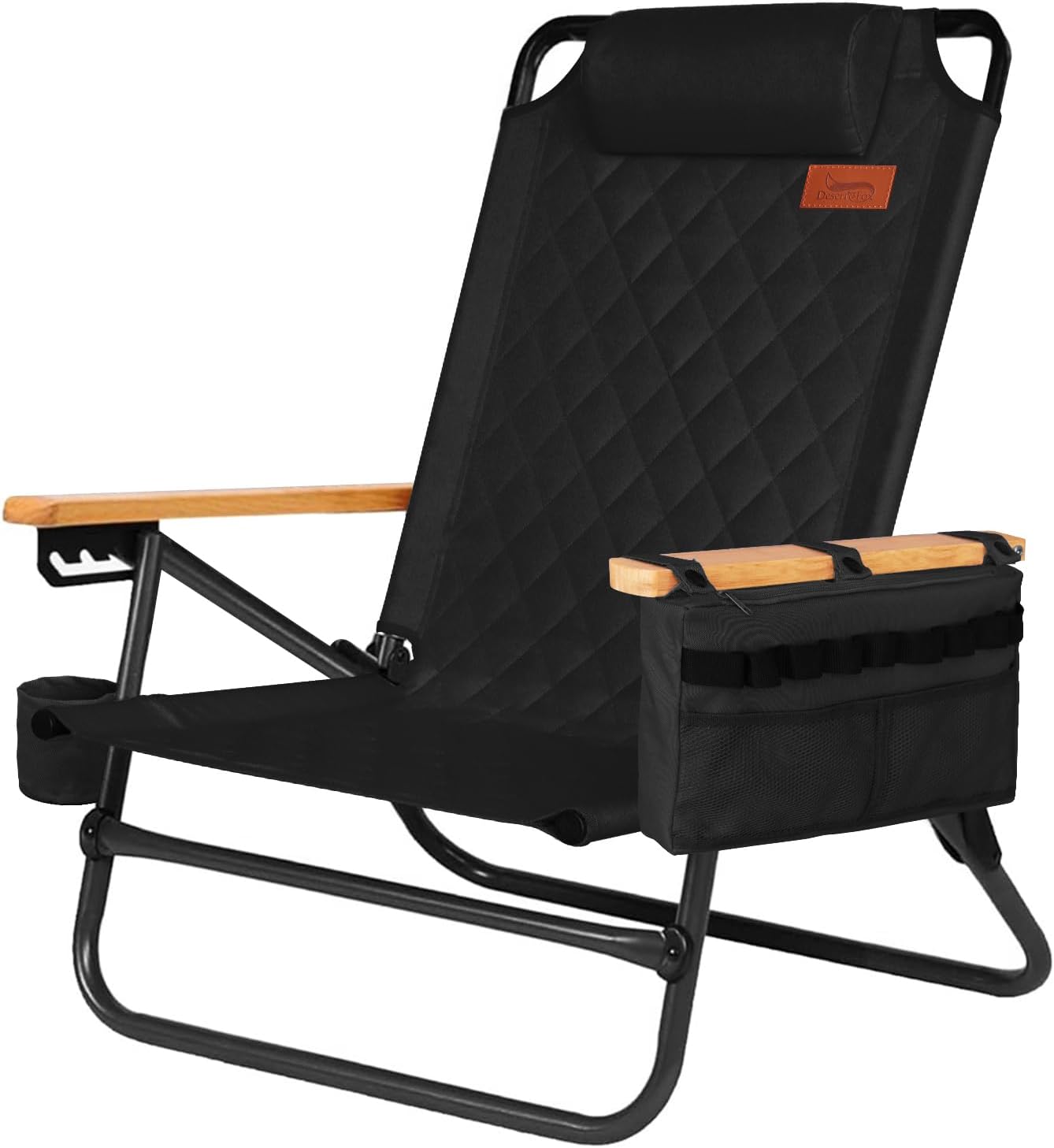 Blackdog リクライニングチェア 150KG耐荷重 2段階調整 瞬時展開 座面